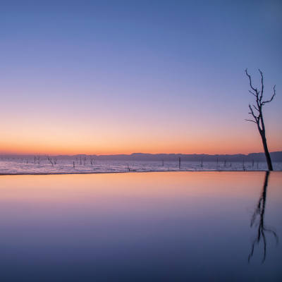 Changa_Safari_Camp-featured-infinity-swimming-pool-at-sunrise